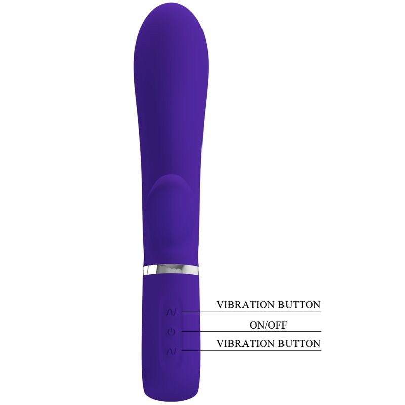 PRETTY LOVE VIBRADOR MULTIFUNO G SPOT THOMAS ROXO