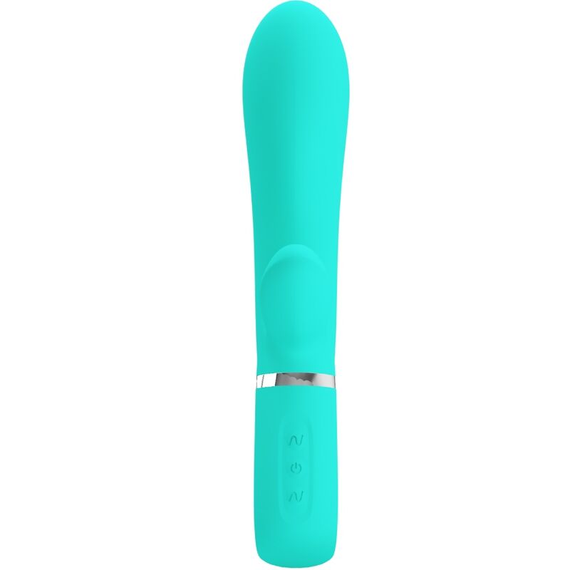 PRETTY LOVE VIBRADOR MULTIFUNO G SPOT THOMAS AQUA VERDE