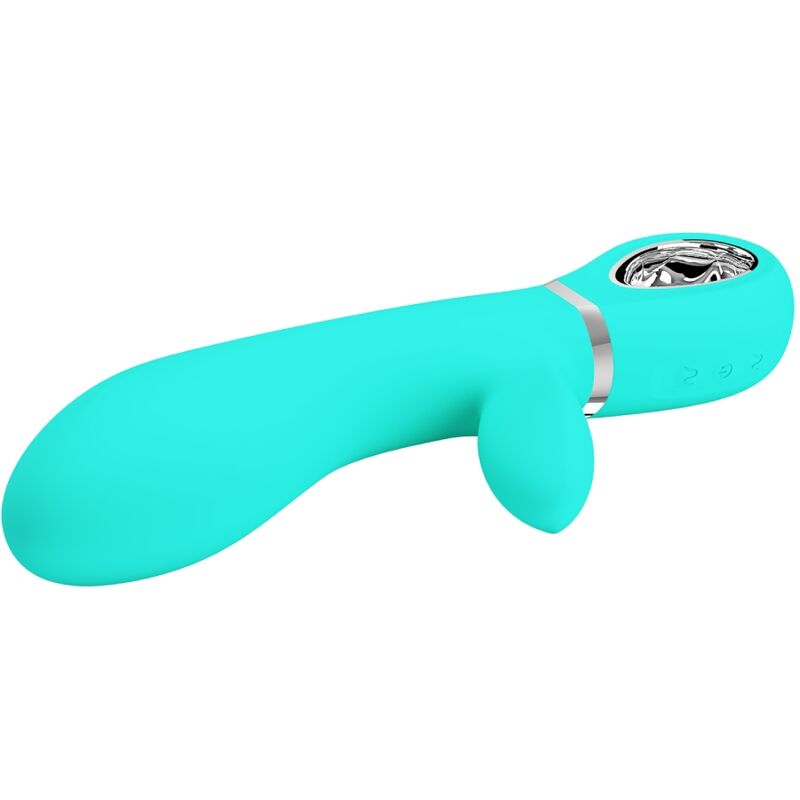 PRETTY LOVE VIBRADOR MULTIFUNO G SPOT THOMAS AQUA VERDE