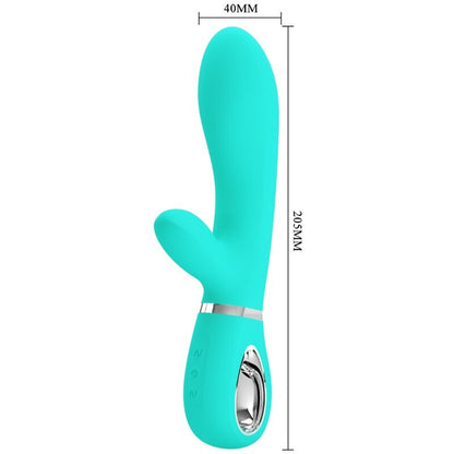 PRETTY LOVE VIBRADOR MULTIFUNO G SPOT THOMAS AQUA VERDE