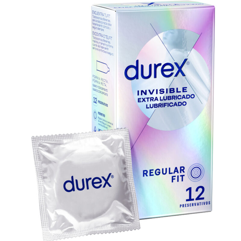 UNIDADES DUREX 12 EXTRA LUBRIFICADAS INVISiVEIS