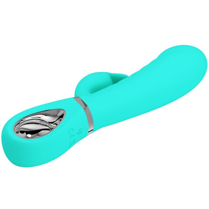 PRETTY LOVE VIBRADOR PRESCOTT MULTIFUNoES G SPOT AQUA VERDE