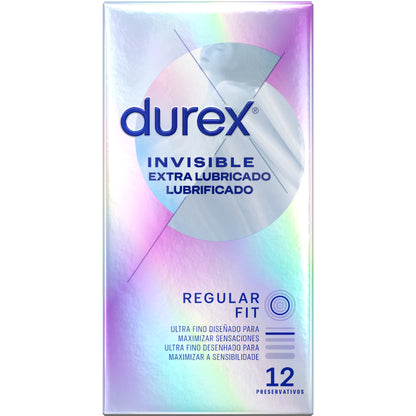 UNIDADES DUREX 12 EXTRA LUBRIFICADAS INVISiVEIS