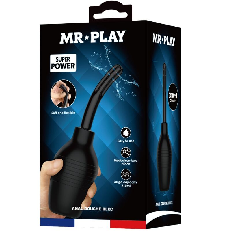 MR PLAY PLUGUE ANAL DE CONTROLE REMOTO VIBRADOR PODEROSO PRETO