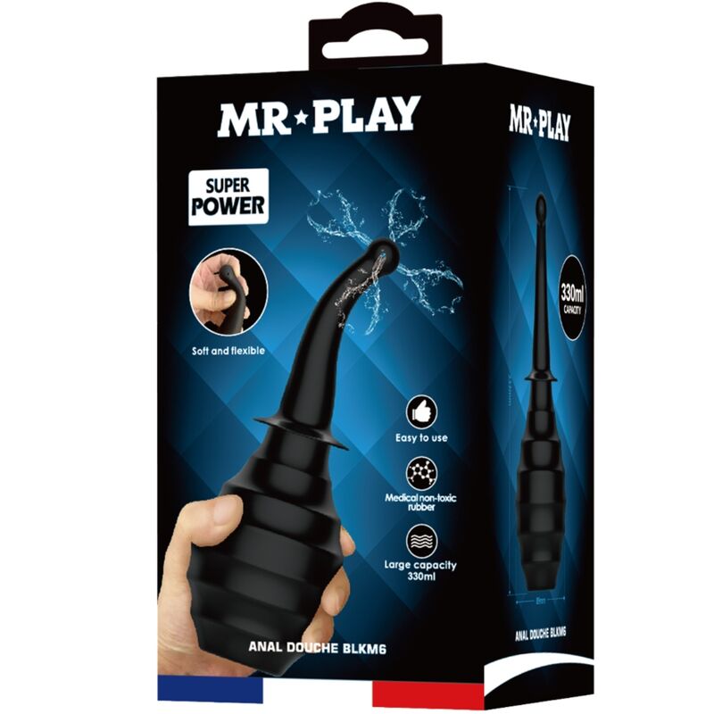 MR PLAY PLUGUE ANAL DE CONTROLE REMOTO VIBRADOR PODEROSO PRETO