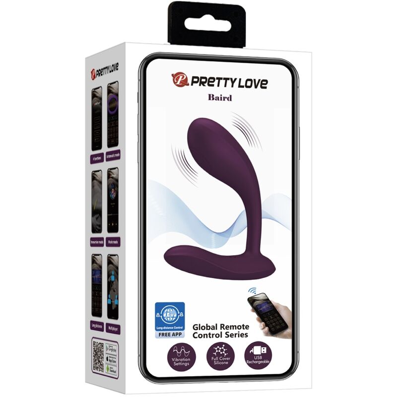 PRETTY LOVE BAIRD G SPOT 12 VIBRAyoES RECARREGaVEL LILA APP