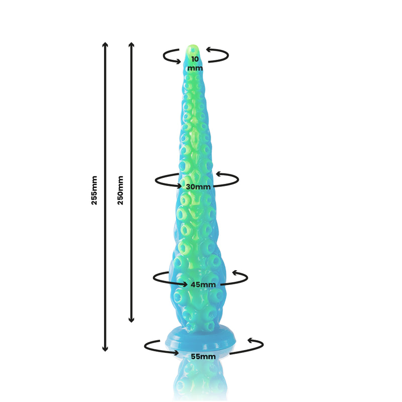 EPIC SCYLLA FLUORESCENTE TENTCULO FINO DILDO TAMANHO PEQUENO