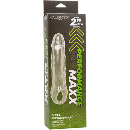 CALIFORNIA EXOTICS PERFORMANCE MAXX CLEAR EXTENSION 75 TRANSPARENTE