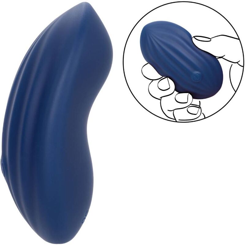 CALIFORNIA EXOTICS CASHMERE VELVET CURVE AZUL