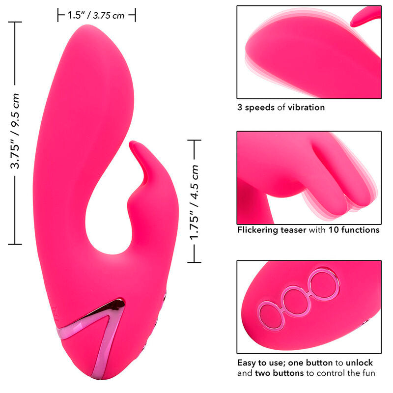 CALIFORNIA EXOTICS ASSIM CAL SUNSHINE VIBRADOR COELHO FuCSIA POR CALIFORNIA DREAMING