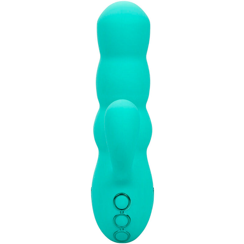 CALIFORNIA EXOTICS VIBRADOR DEL MAR DIVA RABBIR AQUA GREEN POR CALIFORNIA DREAMING