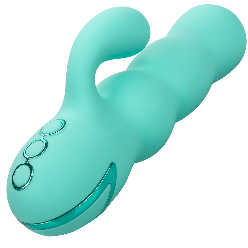 CALIFORNIA EXOTICS VIBRADOR DEL MAR DIVA RABBIR AQUA GREEN POR CALIFORNIA DREAMING