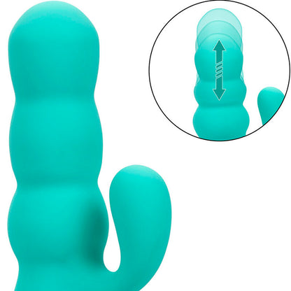 CALIFORNIA EXOTICS VIBRADOR DEL MAR DIVA RABBIR AQUA GREEN POR CALIFORNIA DREAMING