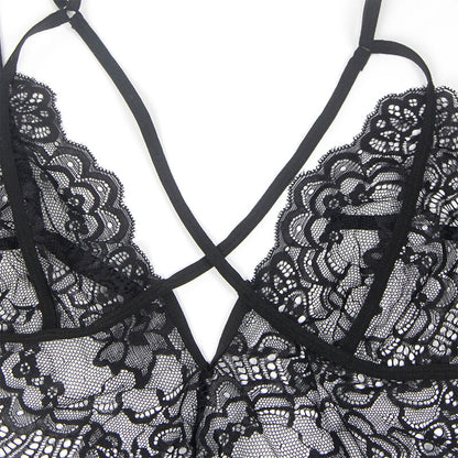 SUBBLIME DISFRAZ POLICIA BODY ENCAJE NEGRO S M