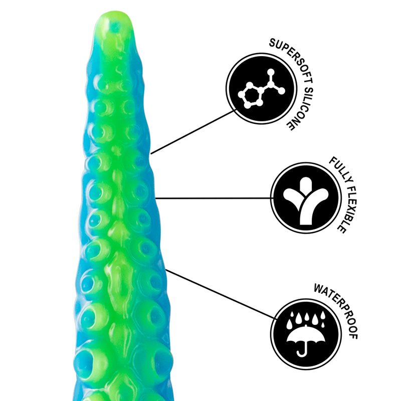 EPIC SCYLLA FLUORESCENTE TENTCULO FINO DILDO TAMANHO PEQUENO