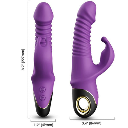 ARMONY ZING DILDO VIBRADOR COELHO ROXO