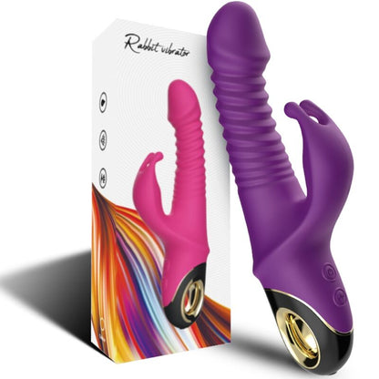 ARMONY ZING DILDO VIBRADOR COELHO ROXO