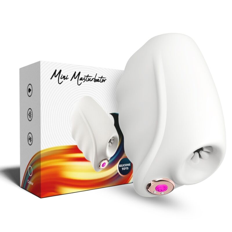 ARMONY MASTER MASTURBADOR E VIBRADOR TRANSPARENTE