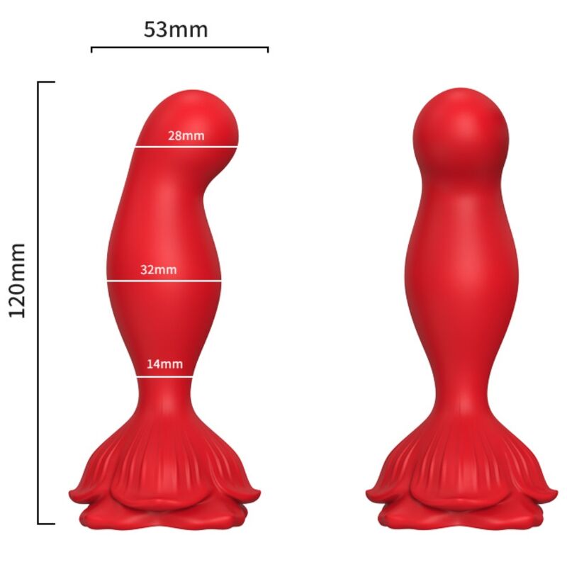 ARMONY VIBRADOR ROSA E PLUG ANAL CONTROLE REMOTO VERMELHO