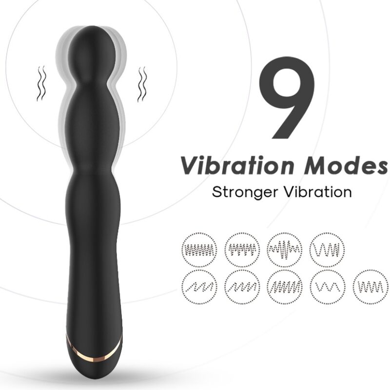 ARMONY VIBRADOR BAMBU AJUSTaVEL PRETO