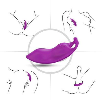 ARMONY HONEYBEE WEARABLE CALyAS VIBRADOR G SPOT CONTROLE REMOTO ROXO