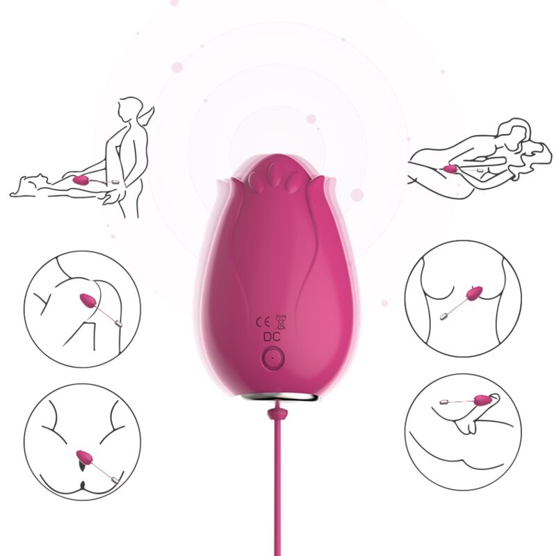 ARMONY VIBRADOR DE OVO MANDALA G SPOT CONTROLE REMOTO FuCSIA