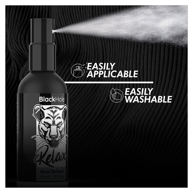 BLACK HOLE ANAL RELAXER SPRAY a BASE DE aGUA 30 ML