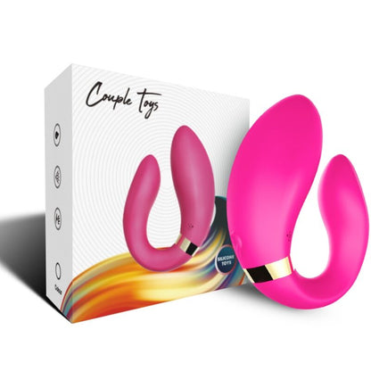 ARMONY VIBRADOR CRESCENTE PARA CASAIS CONTROLE REMOTO FuCSIA