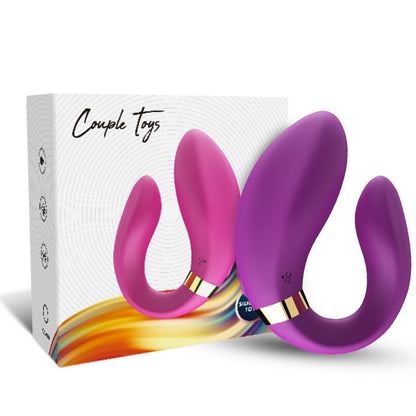 ARMONY VIBRADOR CRESCENTE PARA CASAIS COM CONTROLE REMOTO ROXO