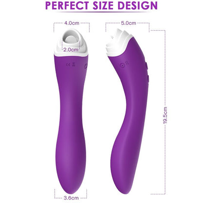 ARMONY FAIRYLAND LAMINDO CLITOR VIBRANTE E VIBRADOR ROXO