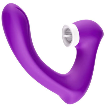 ARMONY SECRETKISS LICKING CLIToRIS VIBRAToRIO E VIBRADOR CURVO ROXO