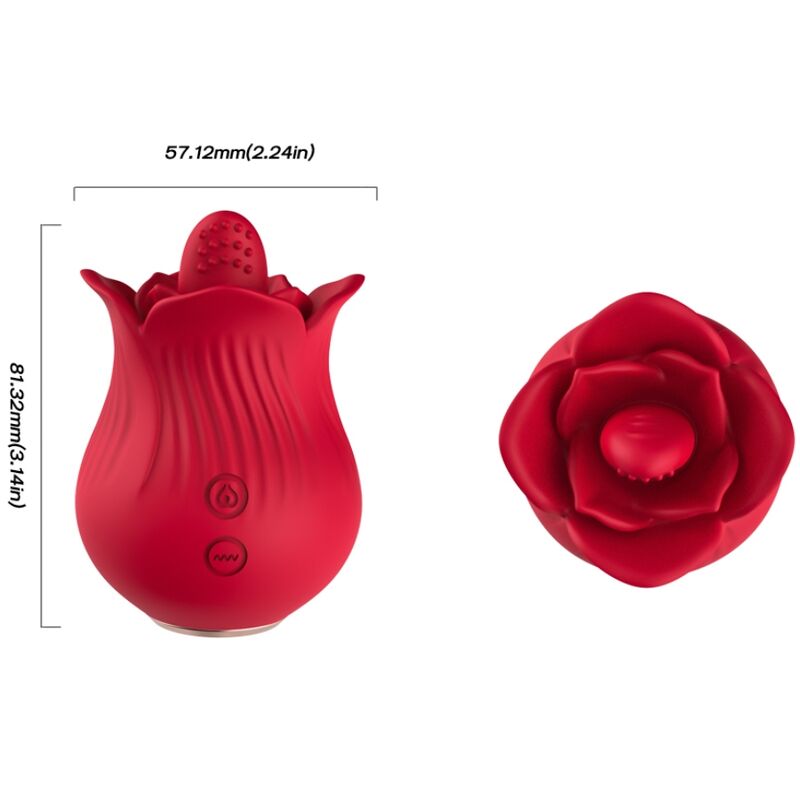 ARMONY VIBRADOR E ESTIMULADOR ROSA VERMELHO