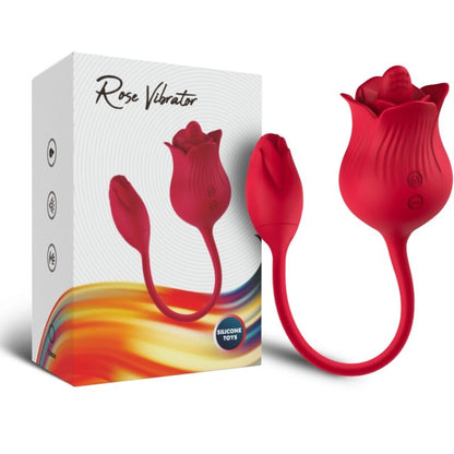 ARMONY VIBRADOR ROSA CON COLA VERMELHO