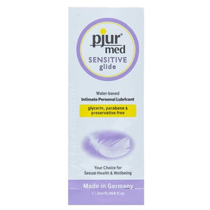LUBRIFICANTE a BASE DE aGUA PJUR MED SENSITIVE GLIDE 2 ML