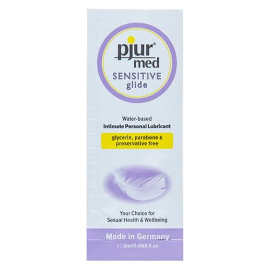 LUBRIFICANTE a BASE DE aGUA PJUR MED SENSITIVE GLIDE 2 ML