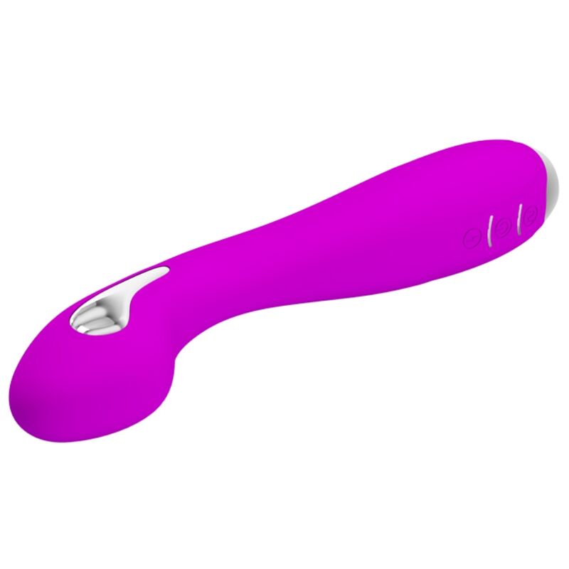 PRETTY LOVE VIBRADOR DE ELETROCHOQUE RECARREGVEL HECTOR ROXO IMPERMEVEL