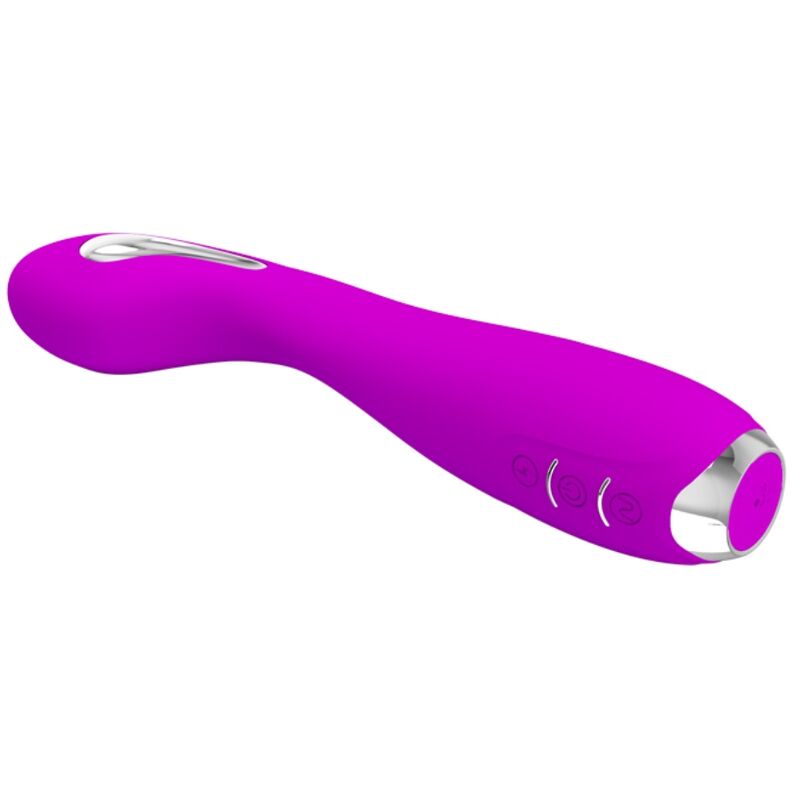 PRETTY LOVE VIBRADOR DE ELETROCHOQUE RECARREGVEL HECTOR ROXO IMPERMEVEL