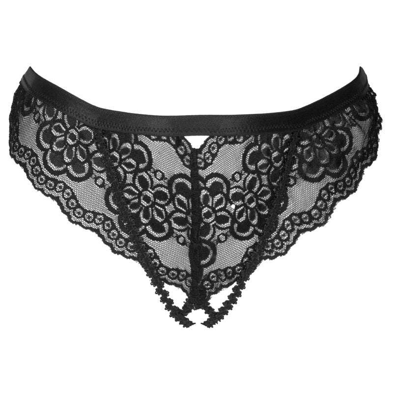 LIVCO CORSETTI FASHION OKSURIN PANTY CON APERTURA NEGRO