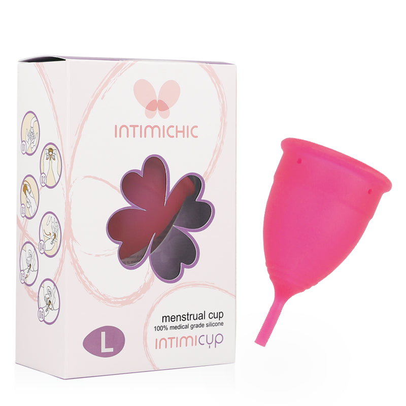 INTIMICHIC COPO MENSTRUAL GRAU MeDICO SILICONE TAMANHO L