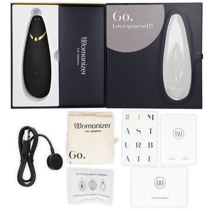 WOMANIZER PREMIUM 2 ESTIMULADOR CLITORIAL PRETO