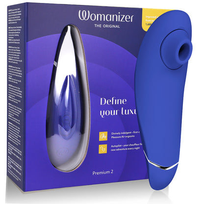 WOMANIZER PREMIUM 2 ESTIMULADOR CLITORIAL BLUEBERRY