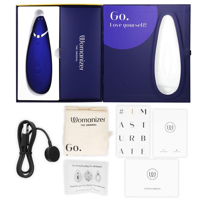 WOMANIZER PREMIUM 2 ESTIMULADOR CLITORIAL BLUEBERRY