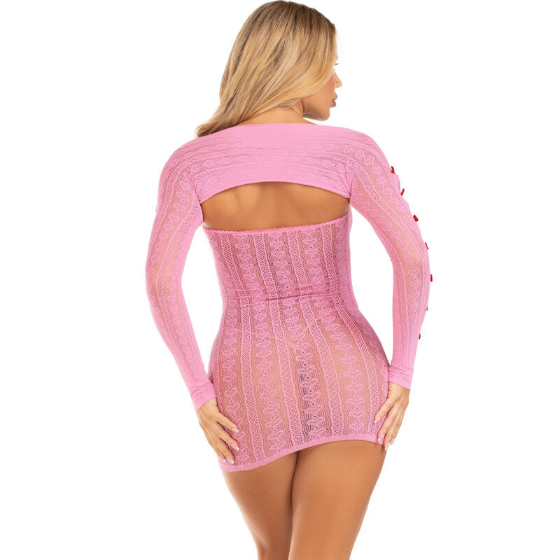 LEG AVENUE VESTIDO CORAyaO E LAyOS ROSA TAMANHO uNICO