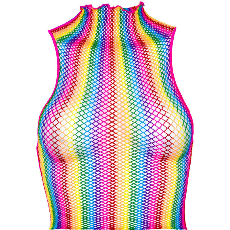 LEG AVENUE TOP NET MULTICOLOR