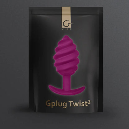 G VIBE GPLUG TWIST 2 PLUG ANAL ROXO