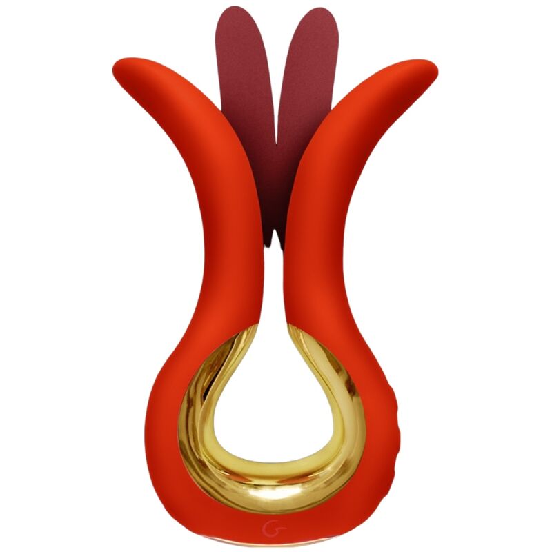 G VIBE VIBRADOR GVIBE MAXI COM DUAS PONTAS FLEXiVEIS CORAL