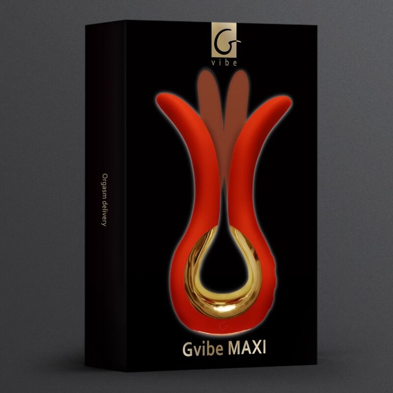 G VIBE VIBRADOR GVIBE MAXI COM DUAS PONTAS FLEXiVEIS CORAL