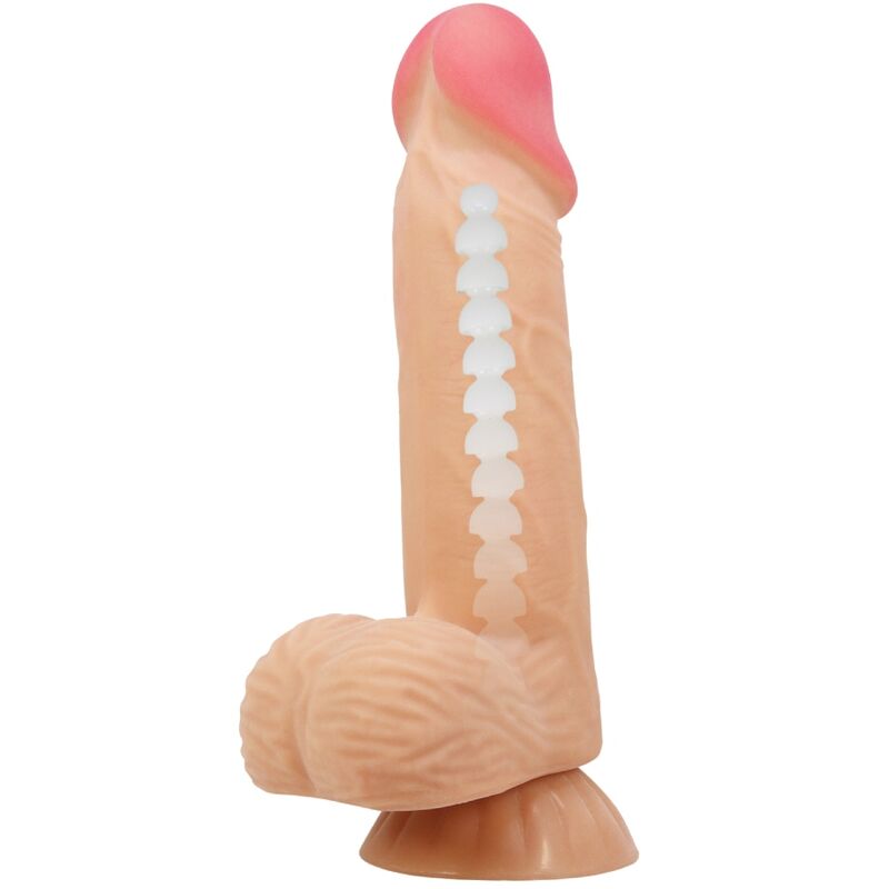 PRETTY LOVE SeRIE SLIDING SKIN DILDO REALiSTICO COM VENTOSA DESLIZANTE PELE 206 CM