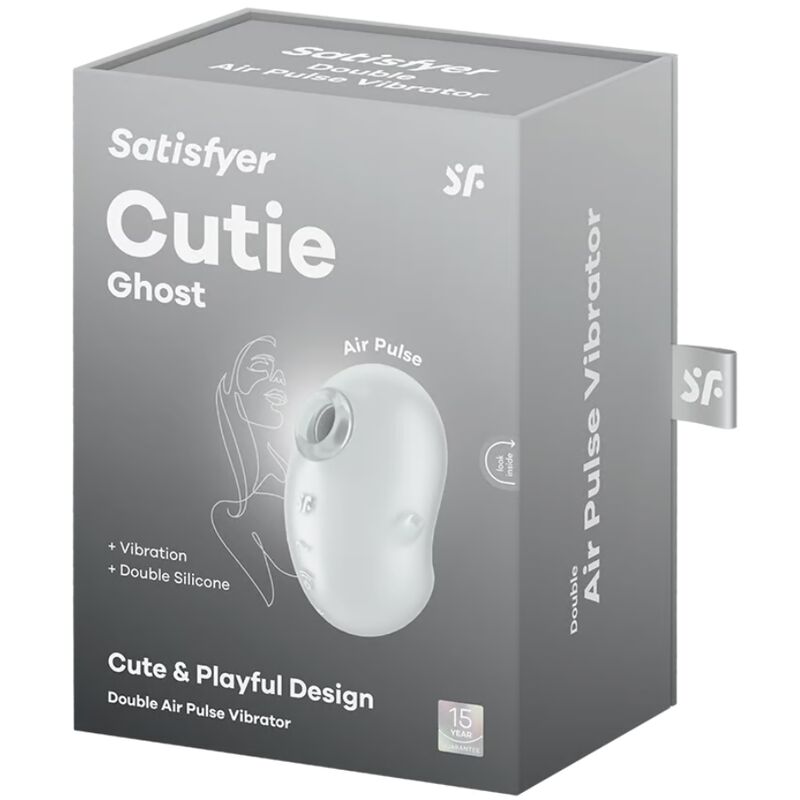 SATISFYER VIBRADOR CUTIE GHOST LAY ON BRANCO