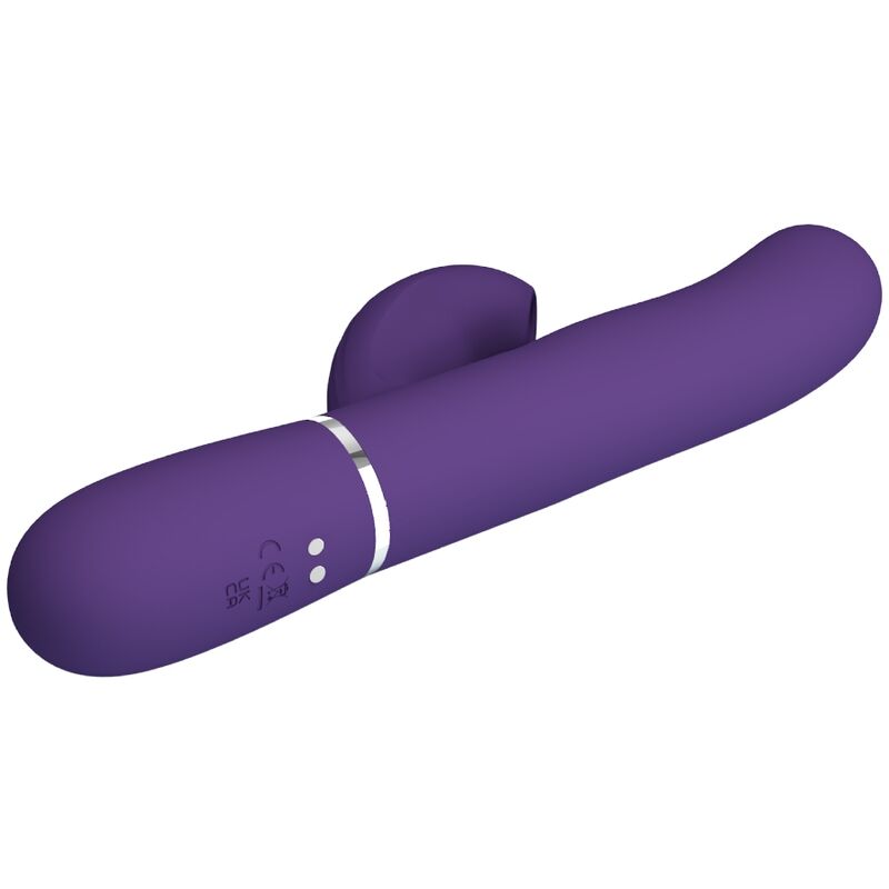 PRETTY LOVE VIBRADOR PERLITA G SPOT 3 EM 1 MULTIFUNO ROXO